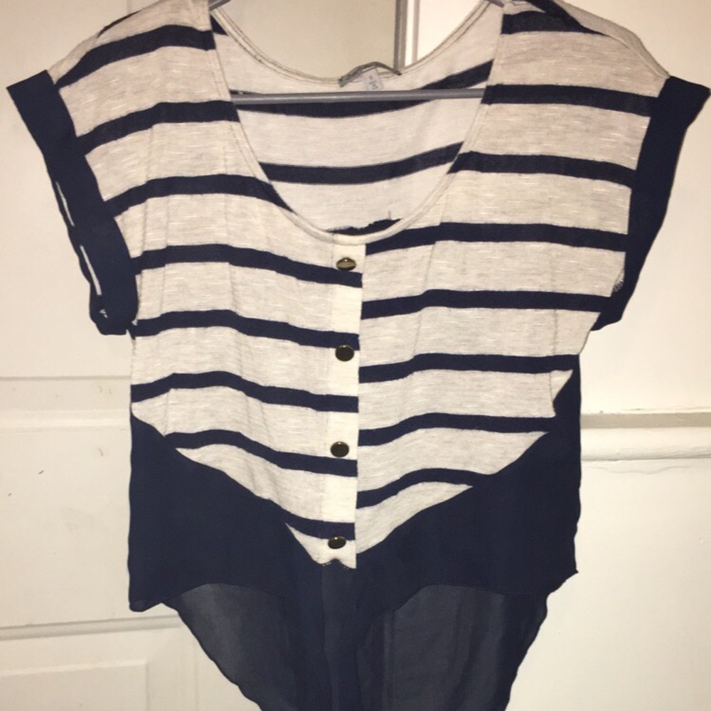 Business casual summer blouse